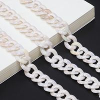 Fashion Contrast Color Thin Chain Acrylic Glasses Chain Wholesale main image 3