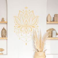 Simple Literary Lotus Mysterious Wall Stickers main image 1