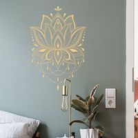 Simple Literary Lotus Mysterious Wall Stickers main image 5
