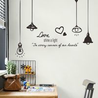 New Simple English Chandelier Wall Stickers main image 5