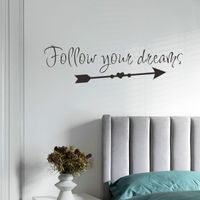 New Simple English Slogan Wall Stickers main image 3