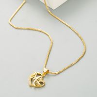 Fashion Mom Letter Palm Copper Gold-plated Zircon Necklace Wholesale main image 5