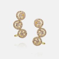 Boucle D&#39;oreille En Cuivre Avec Strass Et Perle À La Mode En Gros sku image 10