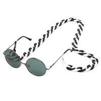 Retro Black White Glasses Chain sku image 1