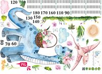 New Korean Creative Dinosaur Height Wall Stickers sku image 1