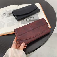 Retro New Fashion Pu Long Zipper Clutch Wallet main image 5