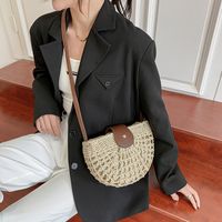 Fashion Straw Woven Shoulder Messenger Bag Wholesale main image 6