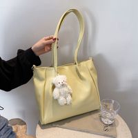 Simple Korean New Trendy Fashion Solid Color Messenger Bag main image 1