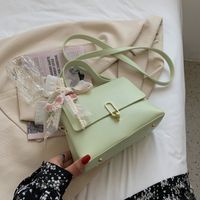 Nuevo Bolso Cuadrado Del Mensajero Del Hombro Del Color Sólido De La Moda De Moda sku image 3