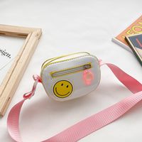 Pu Leather Fashion Smiley Children's Coin Purse sku image 2