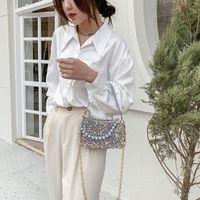 Fashion Sequined Chain Shoulder Messenger Portable Bag Wholesale sku image 2