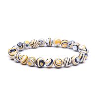 Fashion Natural Stone Malachite Colorful Bracelet Wholesale sku image 1