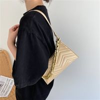Retro New Fashion Korean Simple Western Style Chain Armpit Bag main image 4
