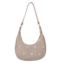 Summer New Korean Fashion Broadband Straw Woven Armpit Bag main image 3