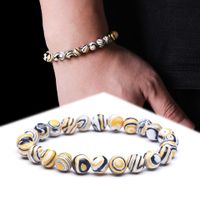 Fashion Natural Stone Malachite Colorful Bracelet Wholesale main image 3
