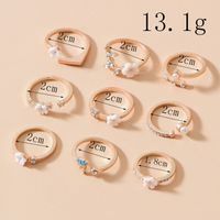 Retro Style Fashion New Simple Flower Ring Sets main image 6