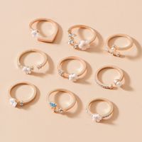 Retro Style Fashion New Simple Flower Ring Sets main image 8