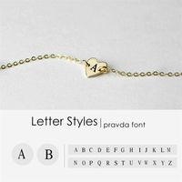 Bracelet En Forme De Coeur En Acier Inoxydable Avec Lettres De Mode main image 5