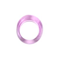 Fashion Candy Color Resin Transparent Ring Set sku image 1