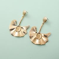 Fashion Ginkgo Leaf Alloy Earrings Wholesale main image 5
