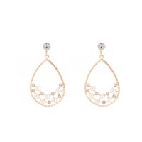 Creative Drop-shaped Alloy Acrylic Pearls Earrings main image 6