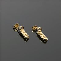 Punk Style Trendy Chain Copper Clause Earrings main image 5