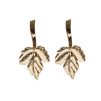 Fashion Maple Leaf Alloy Long Earrings Wholesale sku image 1
