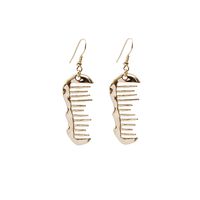 Fashion Comb Alloy Earrings Wholesale sku image 1