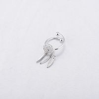 Fashion Dream Catcher Alloy Hollow Opening Tassel Ring sku image 2