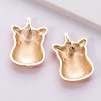 Cute Childlike Pony Alloy Earrings Wholesale main image 6