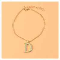 Fashion Letter D Multi-layer Sexy Alloy Anklet Wholesale main image 5