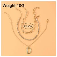 Fashion Letter D Multi-layer Sexy Alloy Anklet Wholesale main image 6