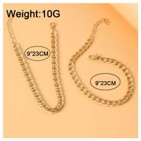 Fashion Gold Chain Double-layer Alloy Anklet Wholesale main image 6