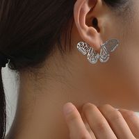Fashion Hollow Butterfly Ear Buckle Wholesale main image 3