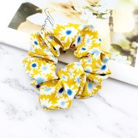 الأزياء ديزي الطباعة مطاطا الفرقة الشعر Scrunchies main image 4