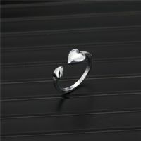 Retro Geometric Carved Totem Heart Ball Music Symbol Ring main image 3