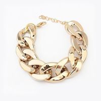 Fashion Geometric Glossy Buckle Thick Anklet Wholesale main image 6