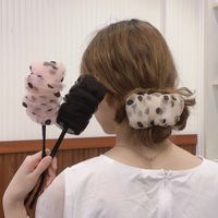 Fashion Polka Dots Net Yarn Braided Hair Accessories Wholesale main image 1
