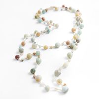 Fashion New Style Woven Natural Stone Multi-layer Necklace main image 3