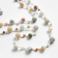 Fashion New Style Woven Natural Stone Multi-layer Necklace main image 4