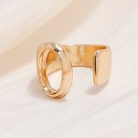 Simple New Fashion Exaggerated Letter O Alloy Ring main image 1