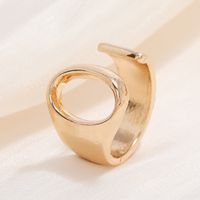 Simple New Fashion Exaggerated Letter O Alloy Ring main image 4