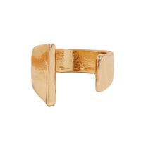 French Retro Simple Opening Letter I Alloy Ring main image 5