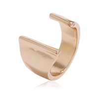 French Retro Simple Opening Letter I Alloy Ring main image 6