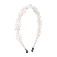 Fashion New Imitation Pearl Flower Headband sku image 1