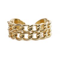 Wholesale Fashion Hollow Rhombus Beads Ring sku image 3