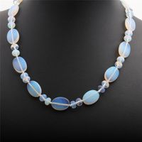 Fashion Simple Semi-precious Stone Stone Necklace sku image 11