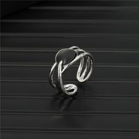 Wholesale Retro Watch Type Coin Heart Open Ring sku image 3