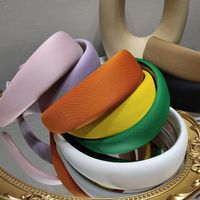 Korean Fabric Wide-brim Candy Color Headband Wholesale main image 5