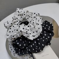 Fashion Fabric Polka Dots Cloth Hair Scrunchies Wholesale main image 1